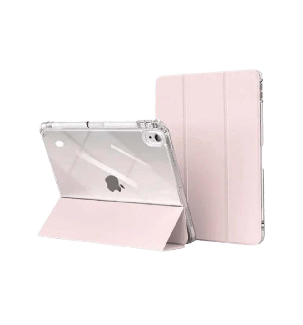 Чохол Comma для iPad Pro 13" [2024] Joy PU Case with Pen Holder Series (Light Pink)
