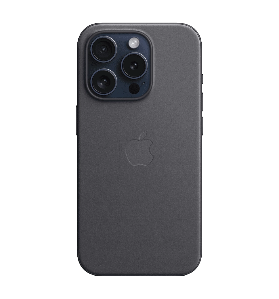 Чехол iPhone 15 Pro Max FineWoven Case with MagSafe - Black (MT4V3)