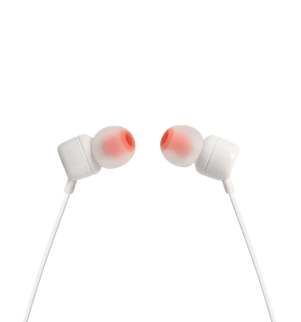 Наушники с микрофоном JBL Tune 110 White (JBLT110WHT)