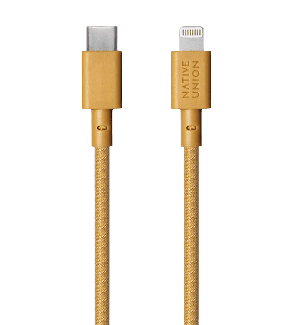 Кабель для синхронизации Native Union Belt Cable USB-C to Lightning Kraft (1.2 m) (BELT-CL-KFT-2-NP)