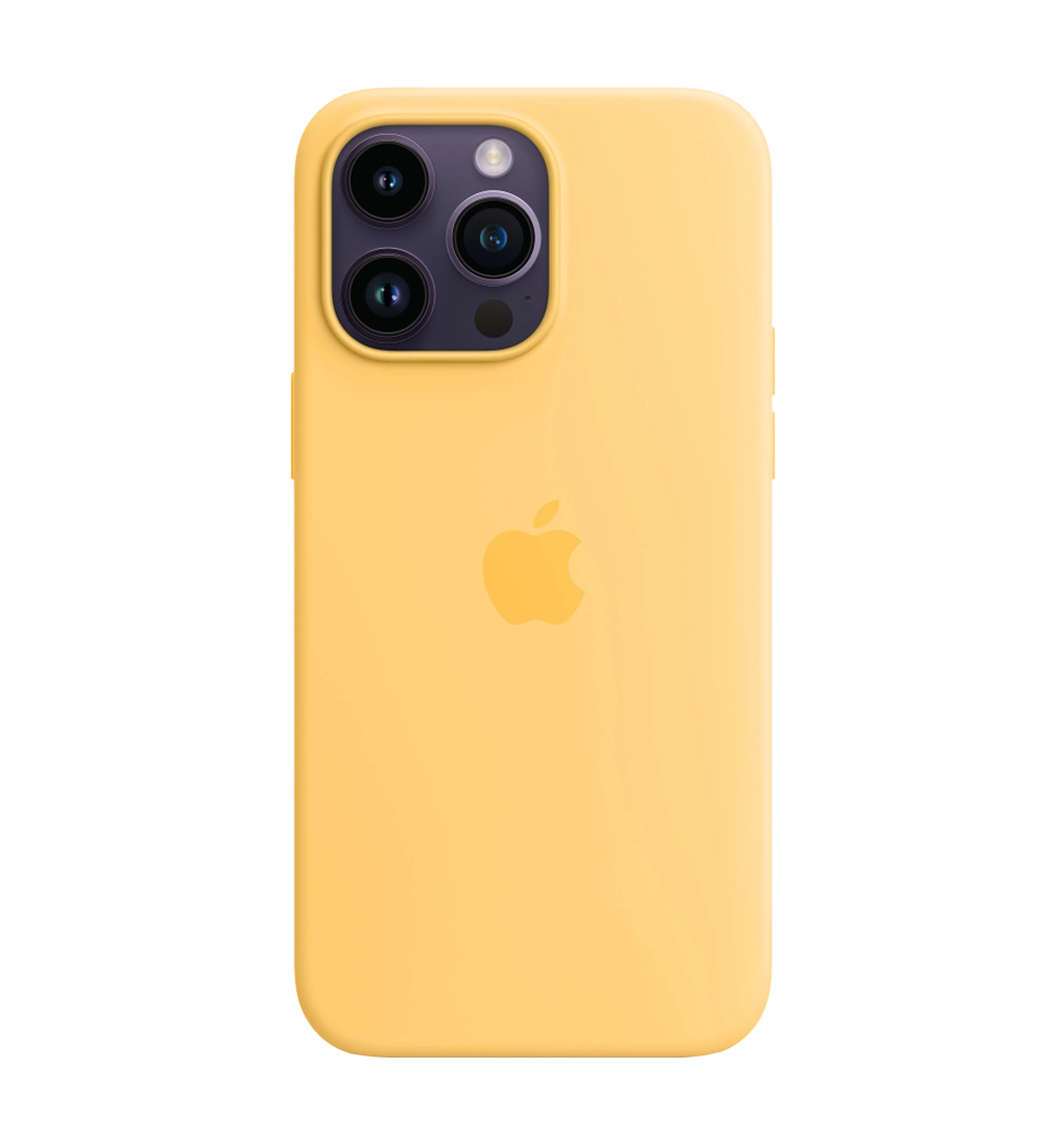 Чохол Силіконовий iPhone 14 Pro Max Silicone Case with MagSafe Sunglow (MPU03) — фото 1