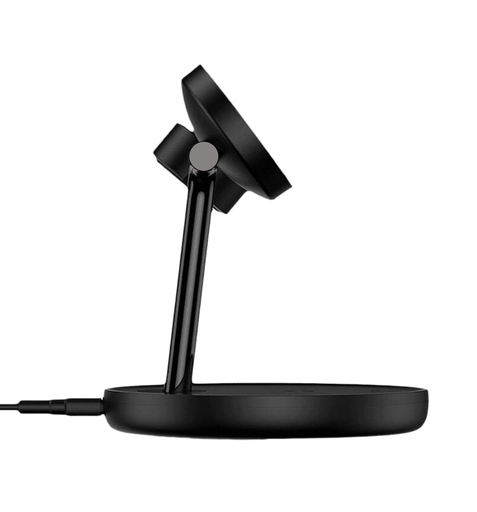 Зарядная станция Baseus Swan 3-in-1 Wireless Magnetic Charging Bracket 20W Black (WXTE000101)