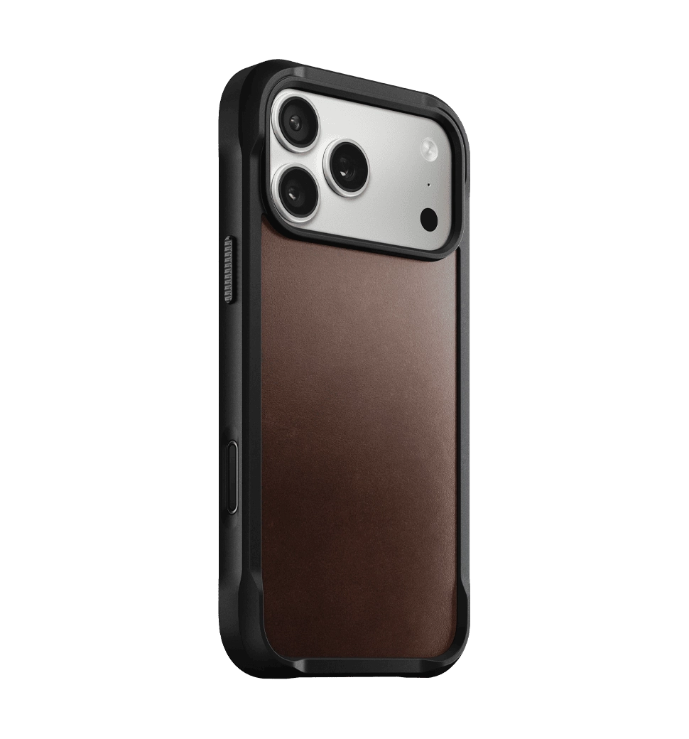 Чехол Nomad Rugged Leather Horween Rustic Brown for iPhone 17 Pro (NM011819858)