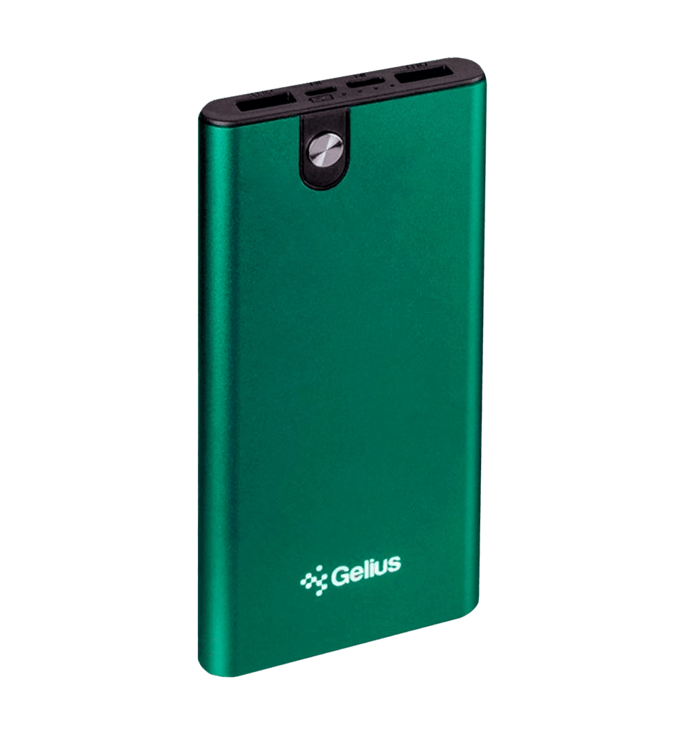 Зовнішній акумулятор Gelius Pro Edge GP-PB10-013 10000mAh 10W Green