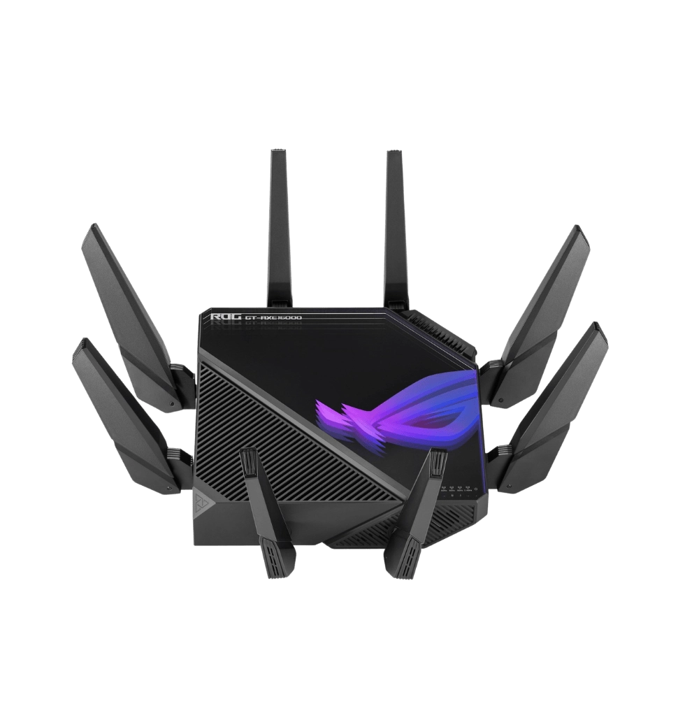 Маршрутизатор ASUS GT-AXE16000 AXE16000, 4xGE LAN, 1x2.5GE WAN, 2x10GE LAN/WAN, 1xUSB3.2, 1xUSB2.0,