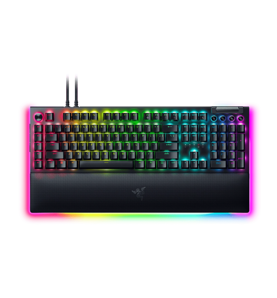 Клавиатура механическая RAZER BlackWidow V4 PRO Wireless, Yellow Switch (RZ03-04681800-R3M1)