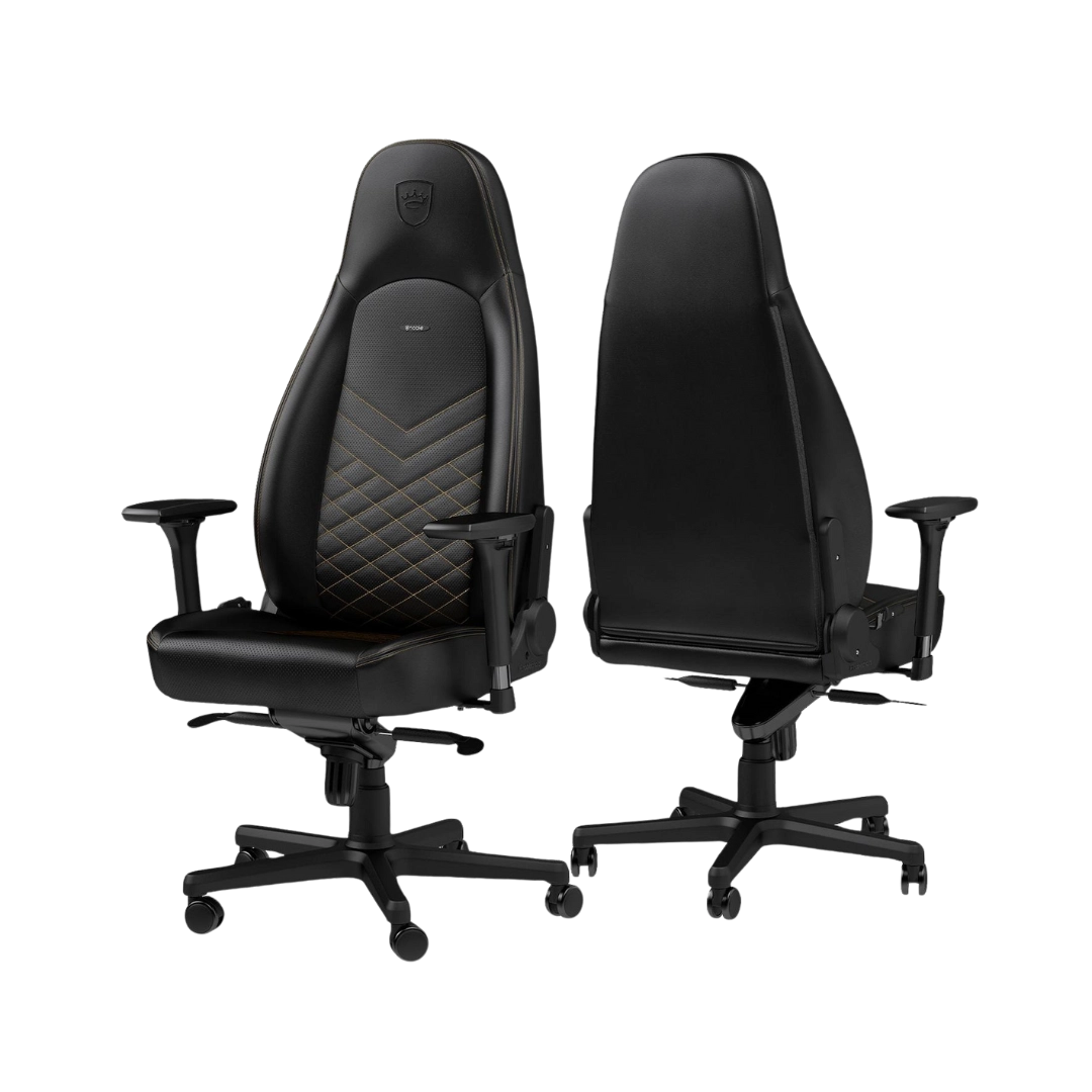 Кресло Noblechairs ICON Black/Gold