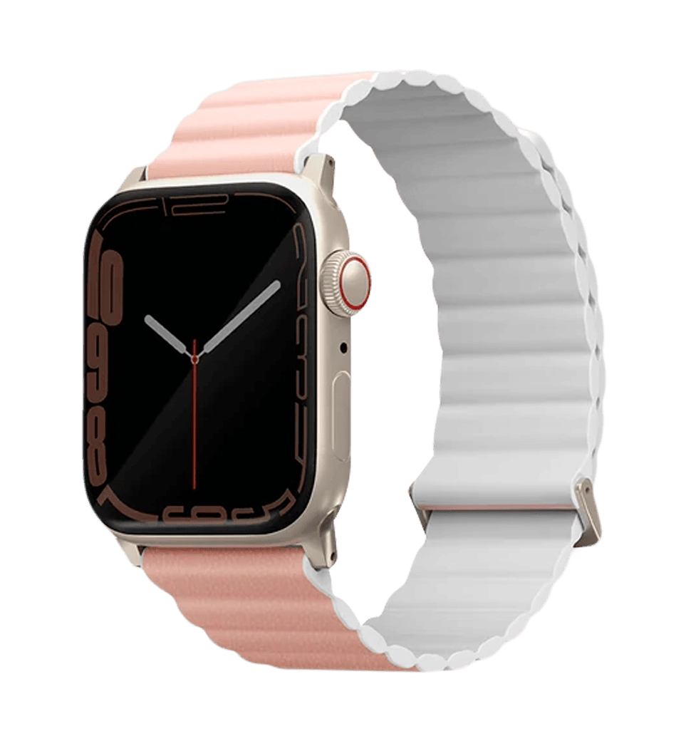 Ремешок Uniq Revix Premium для Apple Watch 41 | 40 | 38 mm pink-white (UNIQ-41MM-REVPBPNKWHT)