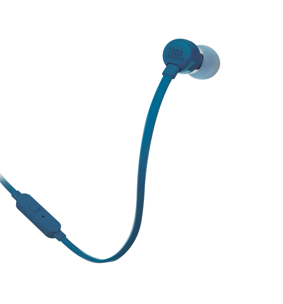 Навушники з мікрофоном JBL Tune 110 Blue (JBLT110BLU)