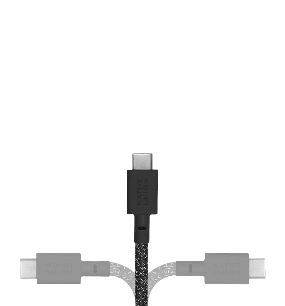 Кабель Native Union Desk Cable USB-C to USB-C Cosmos Black (2.4 m) (DCABLE-C-CS-BLK-NP)
