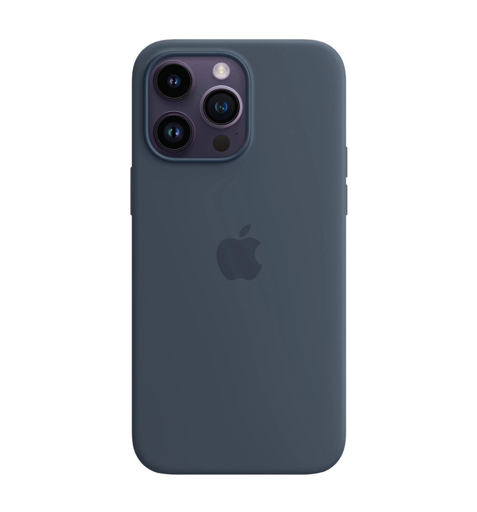Чохол Силіконовий iPhone 14 Pro Max Silicone Case with MagSafe Storm Blue (MPTQ3)