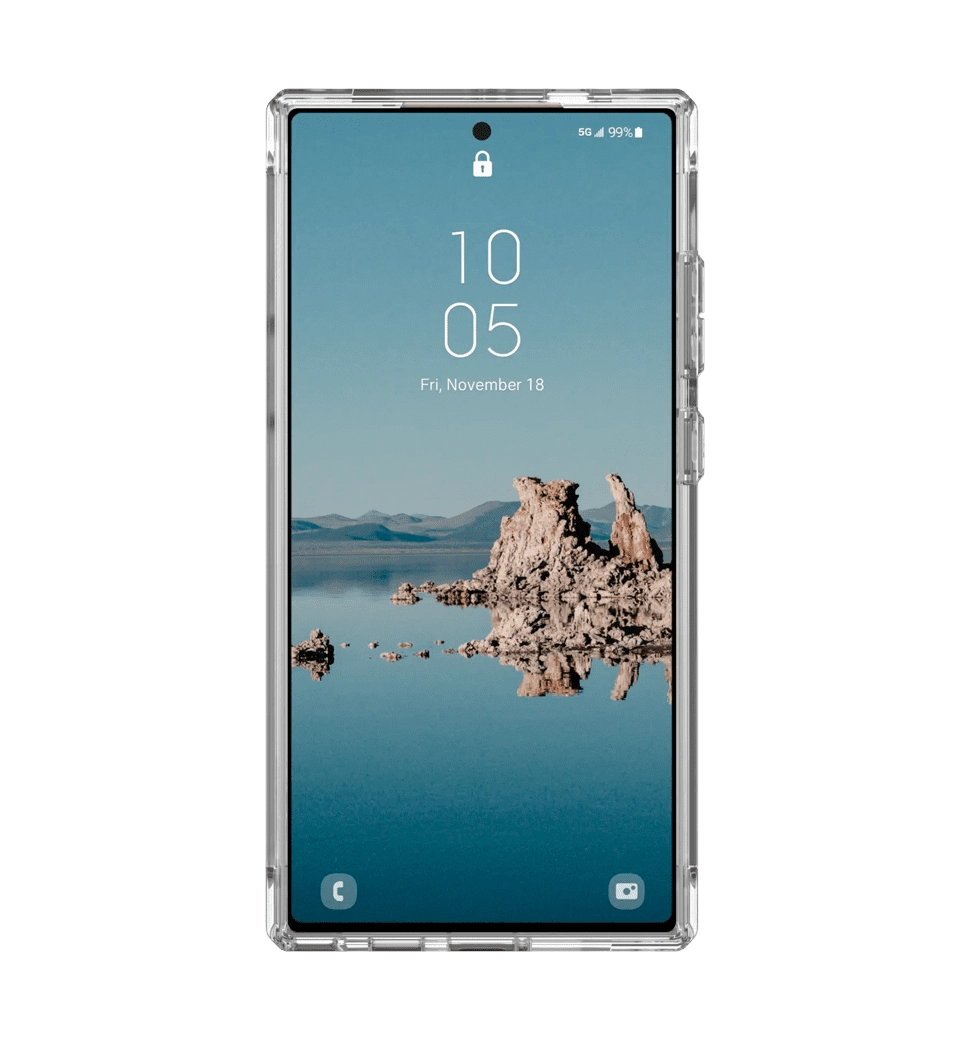 Чохол UAG для Samsung Galaxy S24 Ultra, Plyo Pro, Ice/Silver (214431114333)