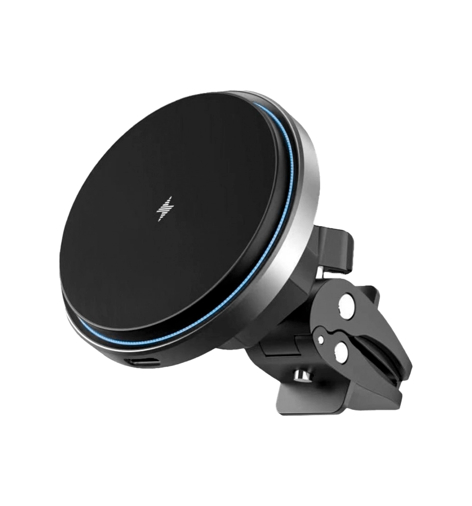 Тримач в машину з Бездротовим ЗП Proove Magic Circle Pro15W (black)
