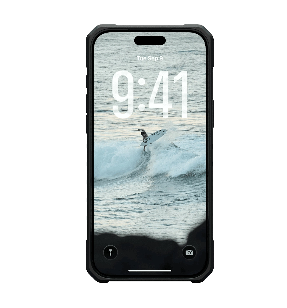 Чехол UAG для iPhone 17 Pro Max, Pathfinder Clear MagSafe, Ash/Black