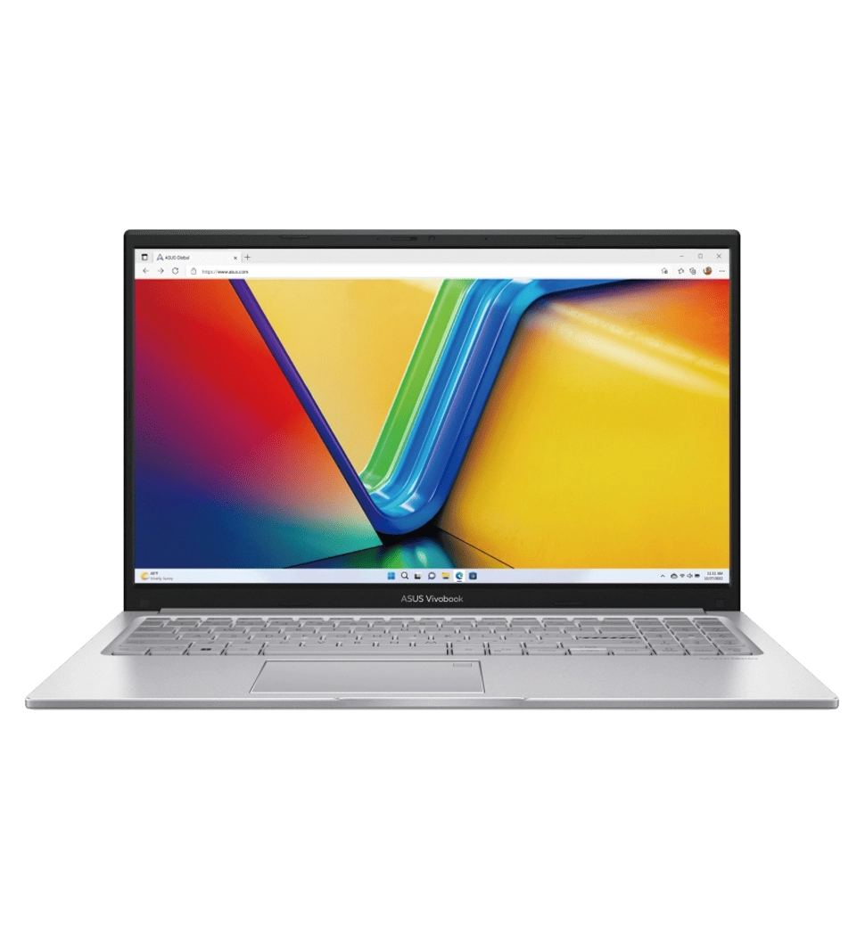 Ноутбук ASUS Vivobook 15 X1504VA-BQ2467 15.6" FHD IPS, Intel i3-1315U, 8GB, F512GB, UMA, NoOS, Серебряный