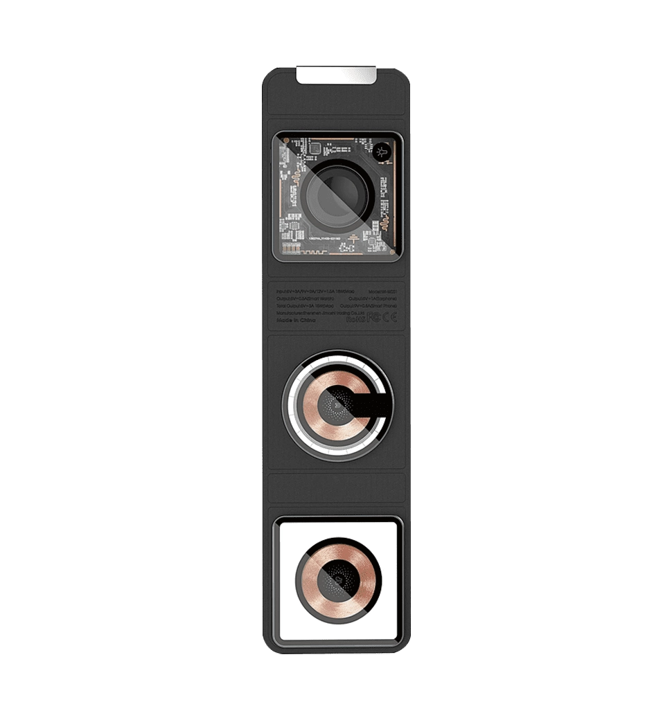 Бездротова Зарядка WIWU [Wi-W001]  3in1 Foldable Series (Black)