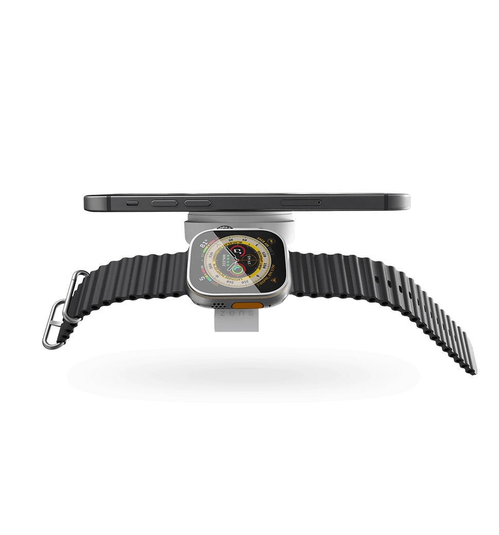 Дорожное зарядное устройство Zens 2-in-1 MagSafe + Watch Travel Charger White (ZEDC24W/00)