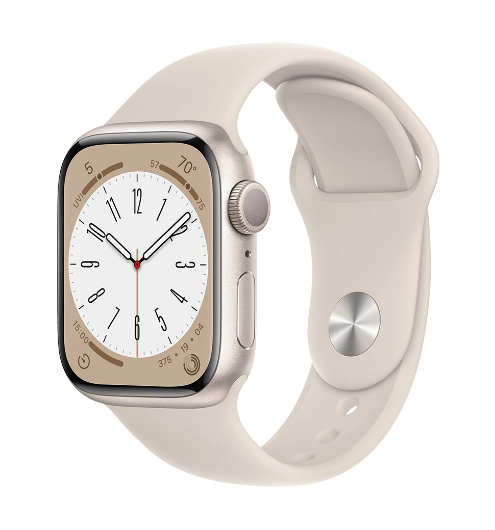 Apple Watch S8 45mm Star Alu Star SpBand M/L (MNP23) БУ