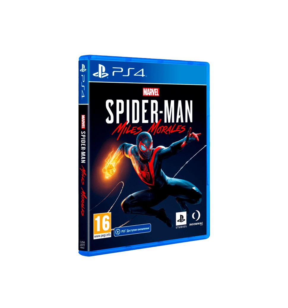 Игра консольная PS4 Marvel Spider-Man. Miles Morales, BD диск