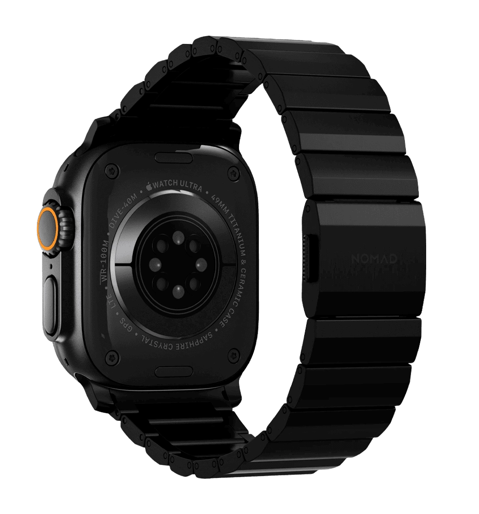 Ремешок Nomad Titanium Band Black Hardware Black 46mm/49mm (NM1A41BXT0)