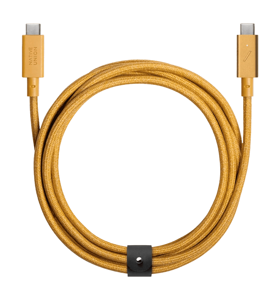 Кабель Native Union Belt Cable USB-C to USB-C Pro 240W Kraft (2.4 m) (BELT-PRO2-KFT-NP)
