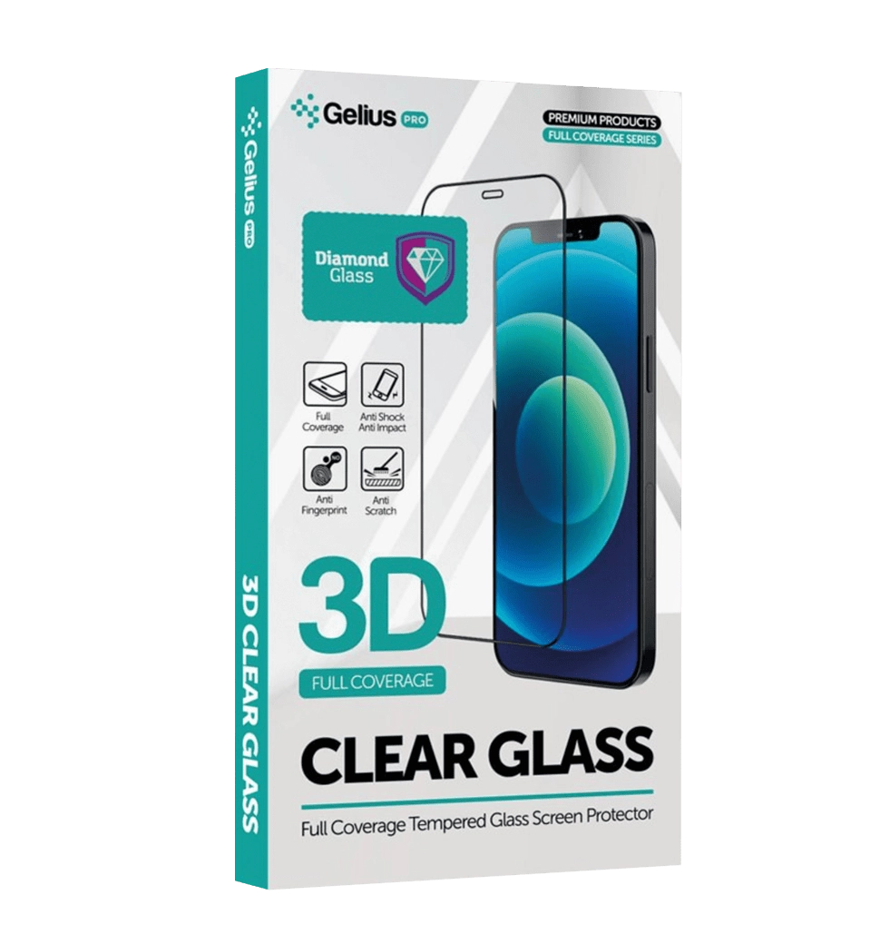 Защитное стекло Gelius Pro 3D Diamond до мобільного телефона iPhone 16 Pro, черный