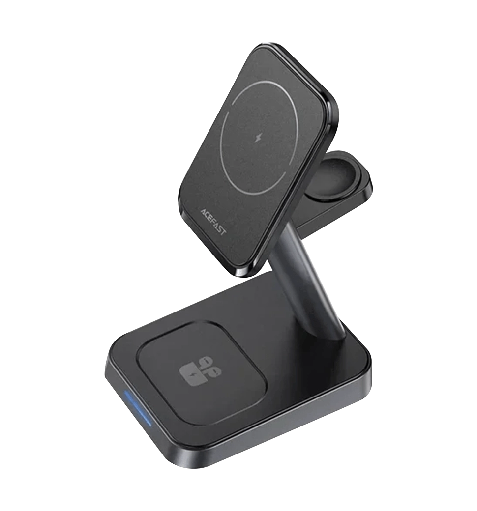 Бездротовий ЗП Acefast E3 3 in 1 (black)