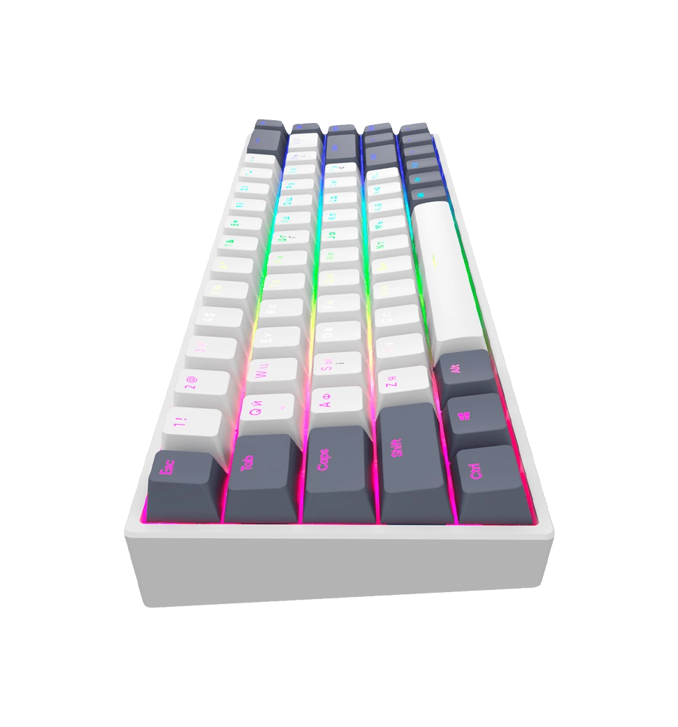 Игровая клавиатура DARK PROJECT KD68B Mechanical G3MS (ENG/UA) Белый / Темно синий