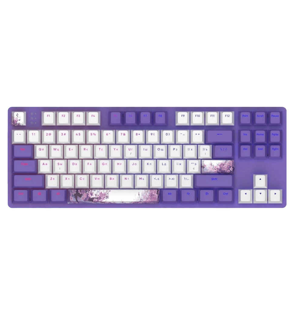Ігрова клавіатура DARK PROJECT One - 87 Violet Horizons - RGB ANSI ENG/UA (DPO87_GSH_DPUP_ANSI_UA) NEW