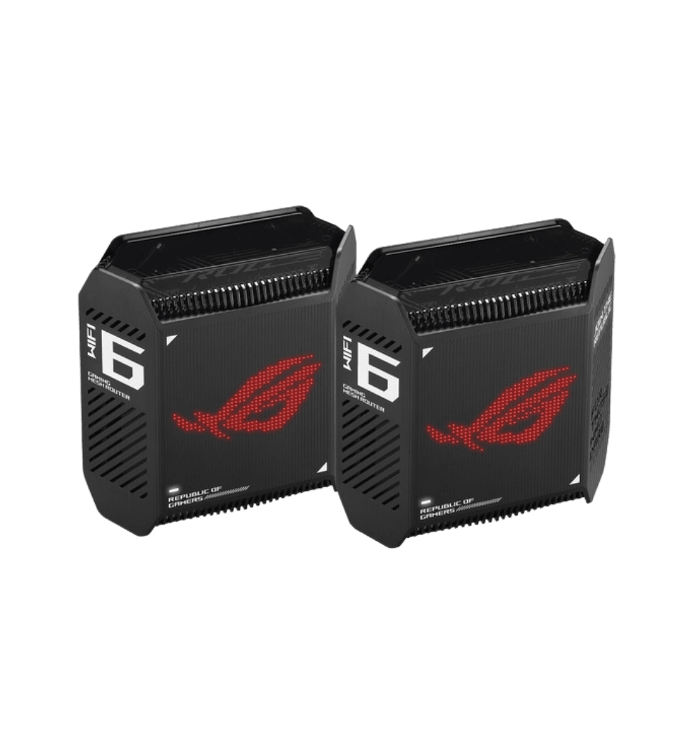 Система WiFi-Mesh ASUS ROG Rapture GT6 AX10000, 3xGE LAN, 1x2.5GE WAN, 1xUSB 3.2, 2мод, чорний