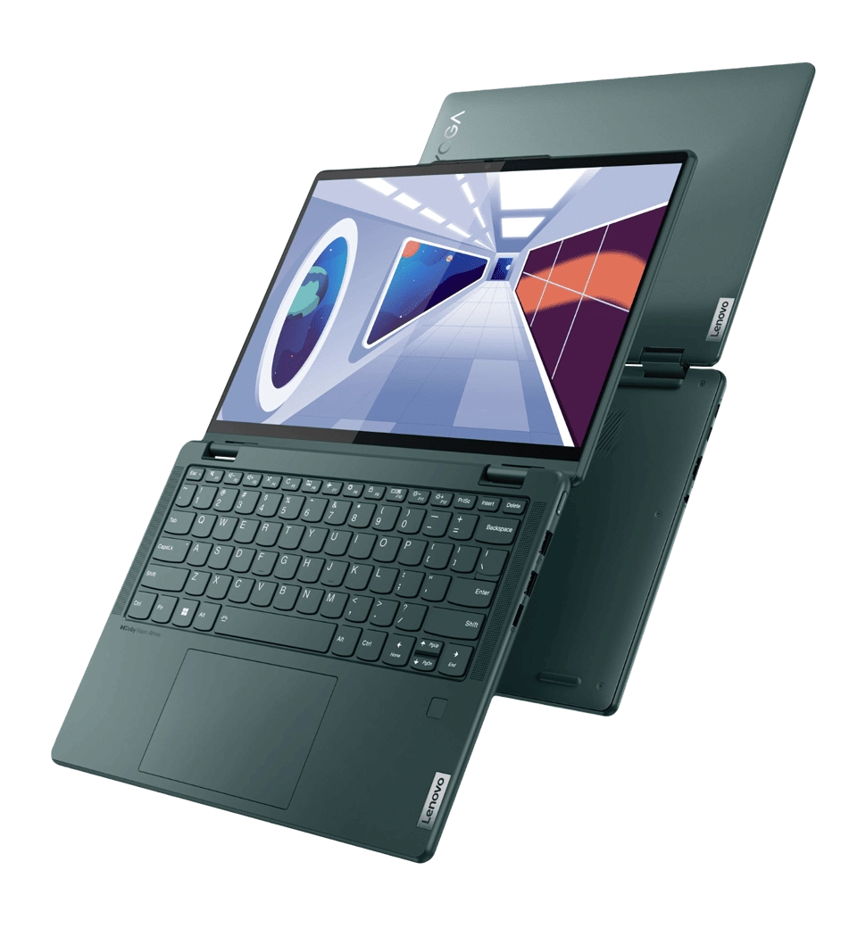Ноутбук 13,3" Lenovo Yoga 6 13ABR8 (83B2007MRA) AMD R7 7730U/16/512/UMA/DOS/Pen/BL/Dark teal