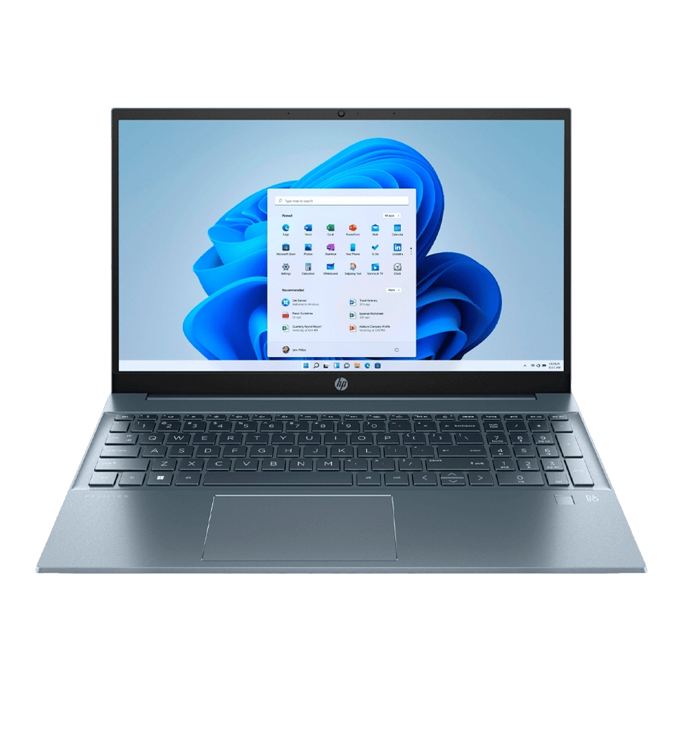 Ноутбук 15.6" HP Pavilion 15-eh1132ua AG (9H8M9EA)/AMD R7-5700U/16GB/512GB SSD/AMD Radeon/DOS/Blue