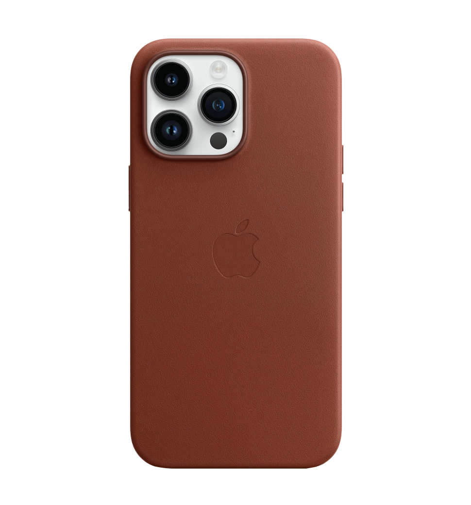 Чохол шкіряний iPhone 14 Pro Max Leather Case with MagSafe Umber (MPPQ3) — фото 3