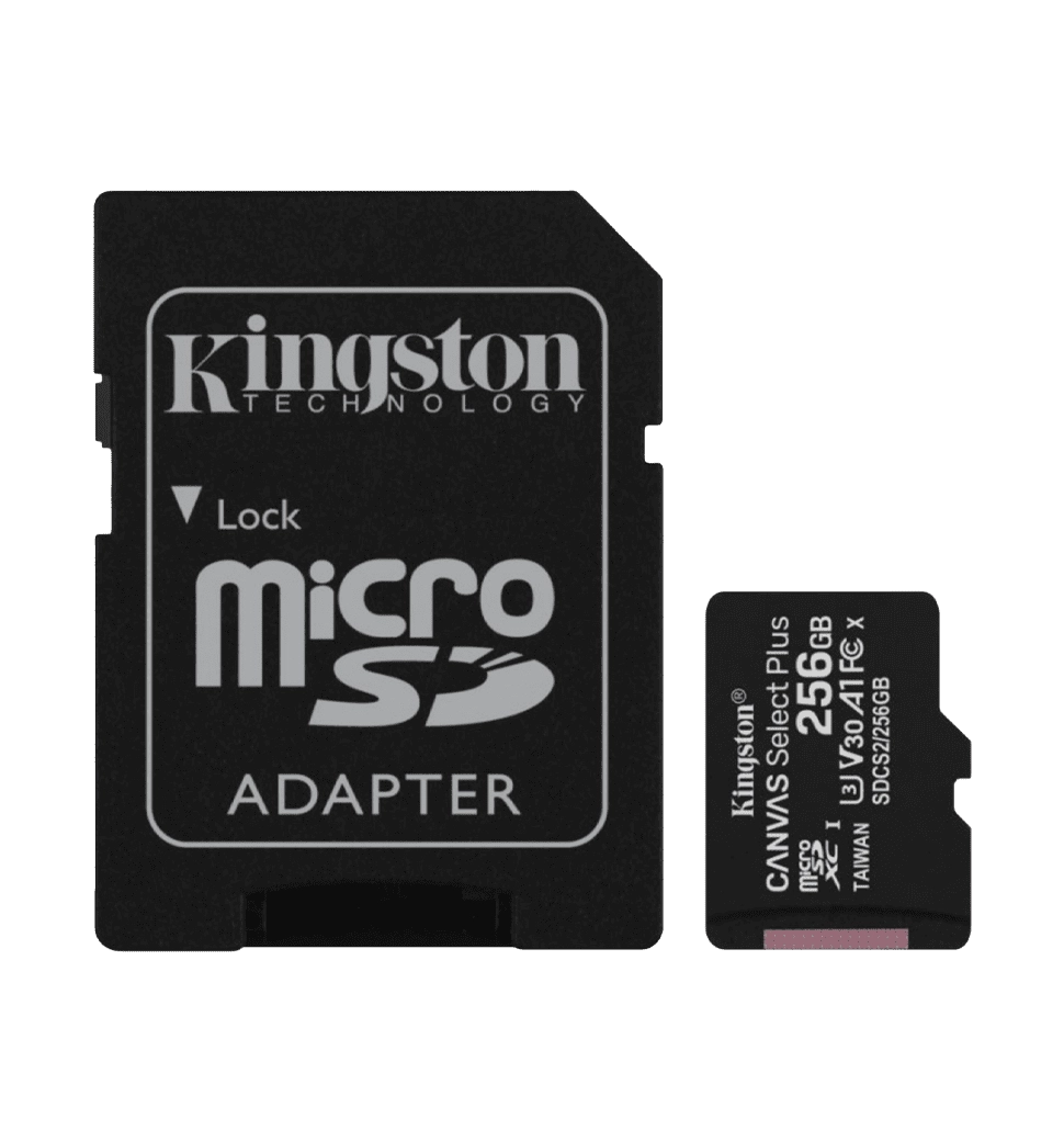Карта пам'яті 256GB microSDXC A1 C10 Canvas Select Plus 100R/85W UHS-I, U3, V30 + adapter SDCS2/256G