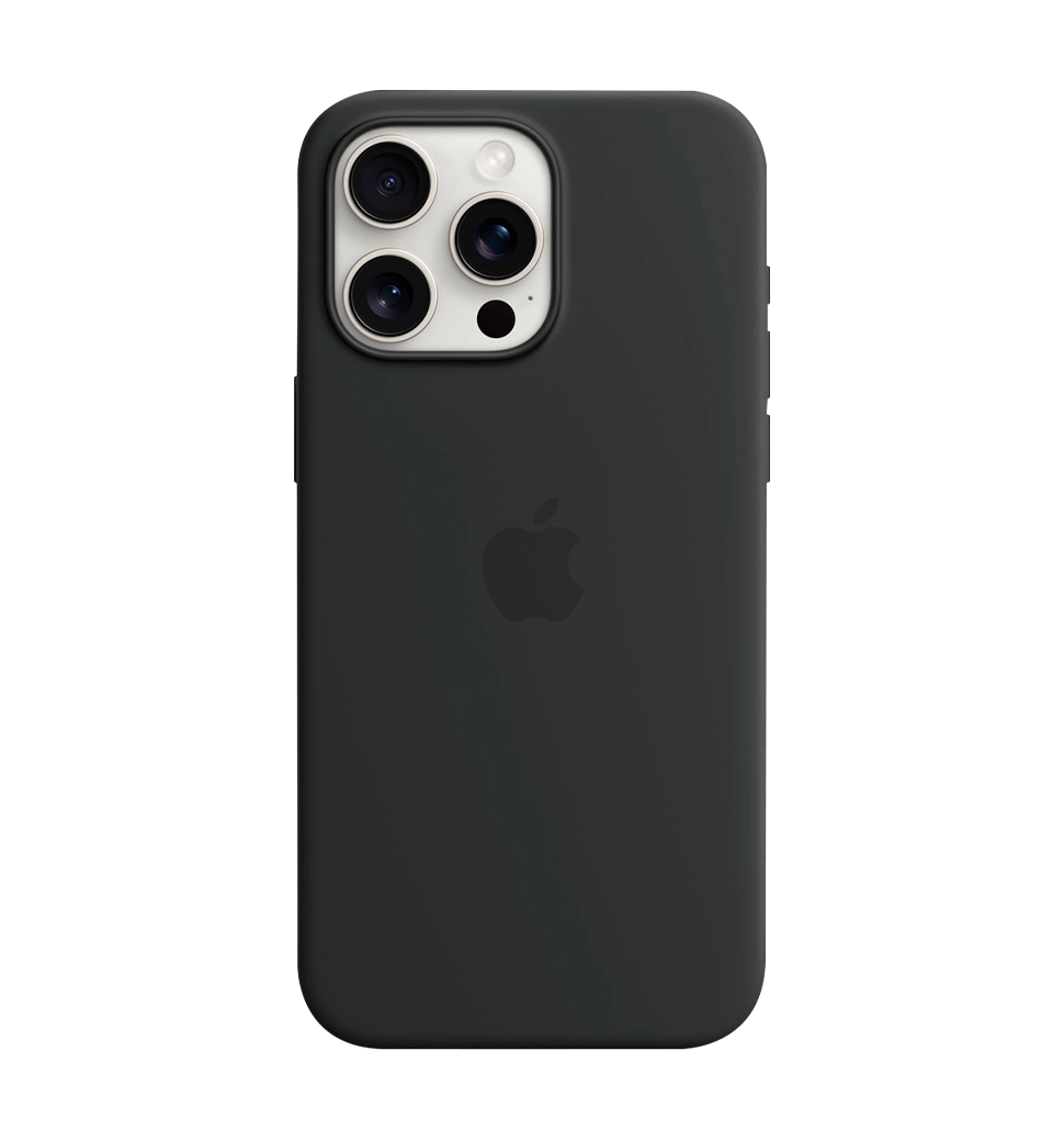 Чохол Силіконовий iPhone 15 Pro Silicone Case with MagSafe Black (MT1A3)
