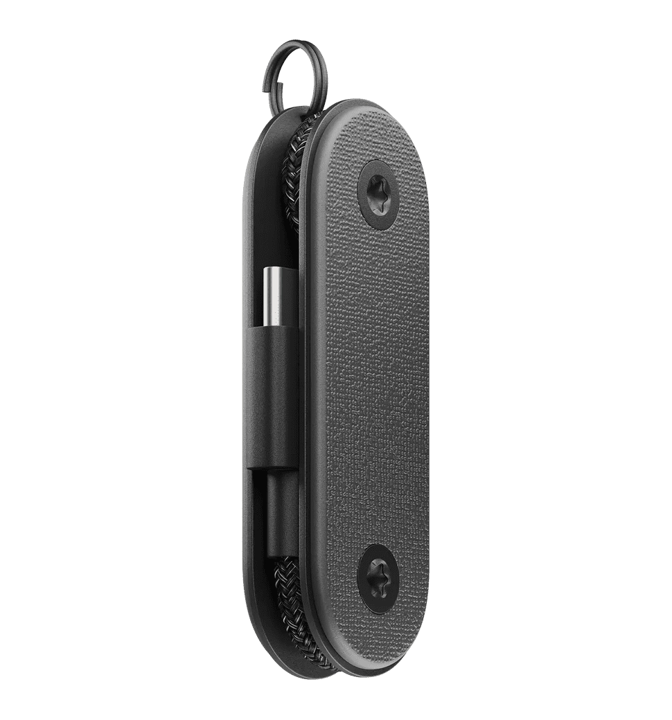 Кабель Native Union Pocket Cable USB-C to USB-C Black (POCK-C-BLK-NP)