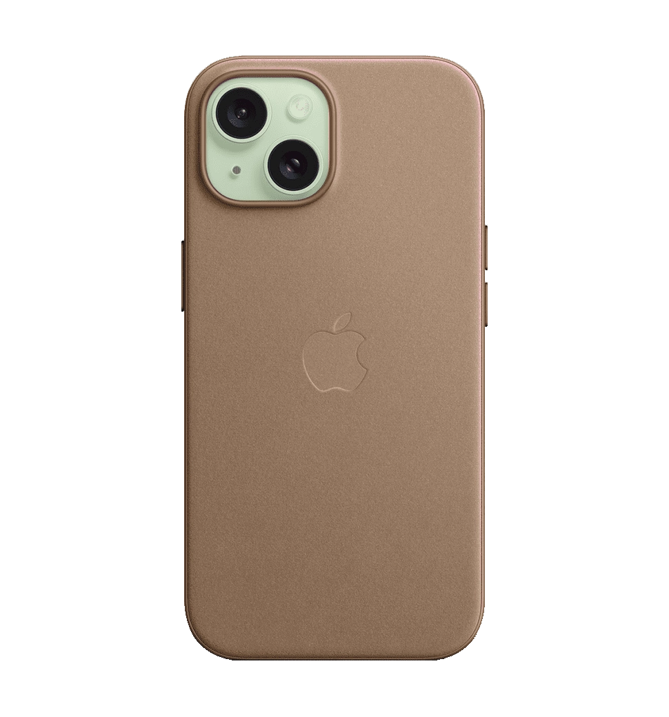 Чехол iPhone 15 Plus FineWoven Case with MagSafe - Taupe (MT473)