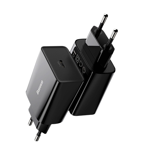 Адаптер Baseus Speed Mini PD Charger Type-C 20W Black (CCFS-SN01)