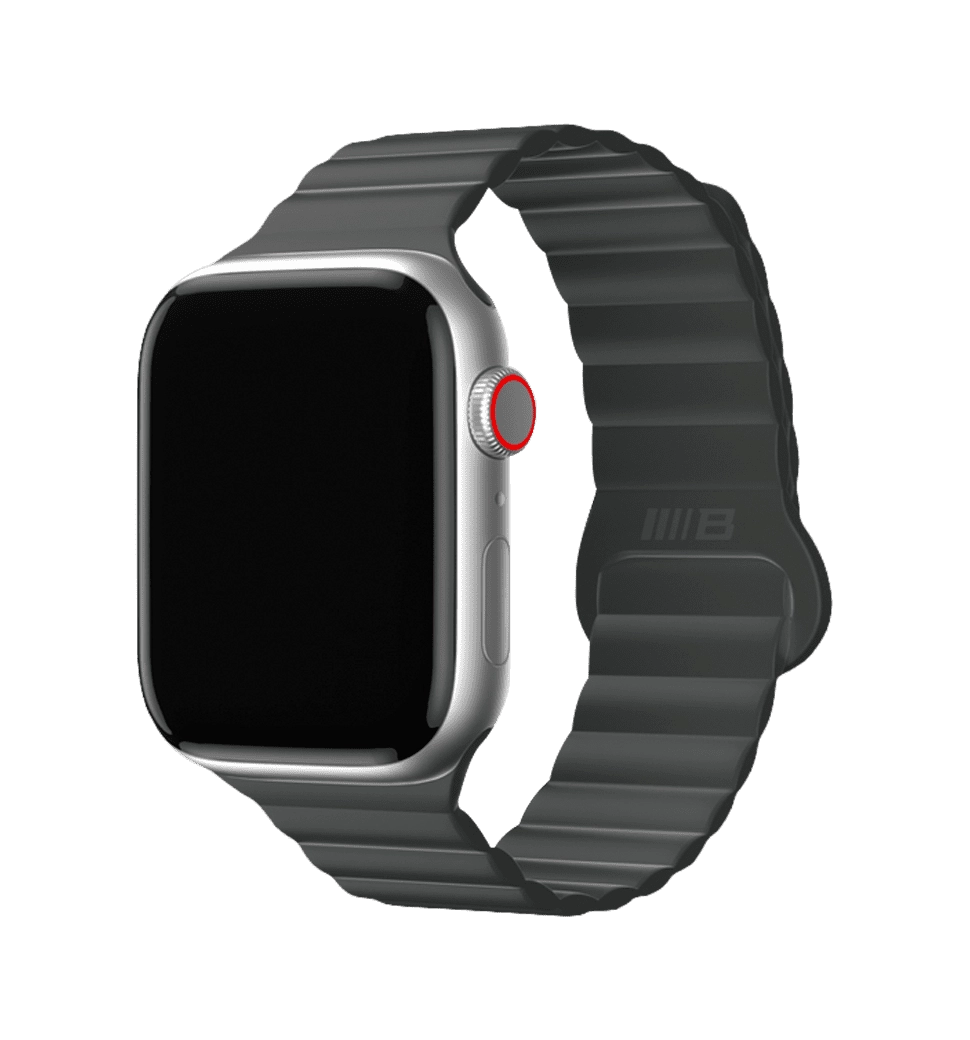 Blueo Magnetic Silicone Watch Band 42 44 45 49 mm Black BL005BLK YABLUKA.ua