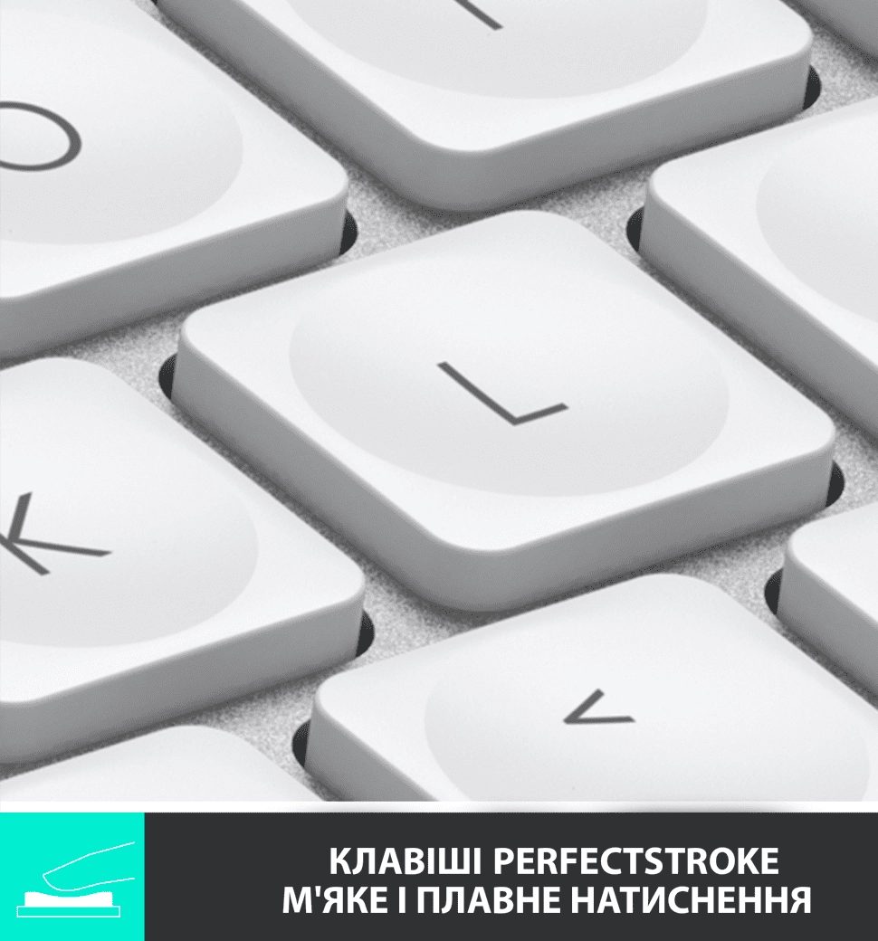Клавіатура LOGITECH MX Keys Mini For Mac Wireless Illuminated Pale Grey (920-010526)