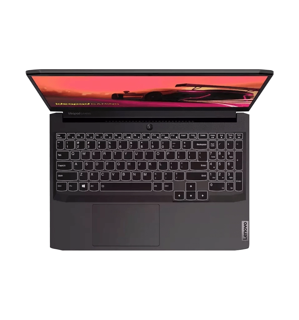 Ноутбук 15.6" LENOVO IdeaPad Gaming 3 15ACH6/AMD R5 5500H/16GB/512 SSD/RTX2050-4GB/DOS/Black