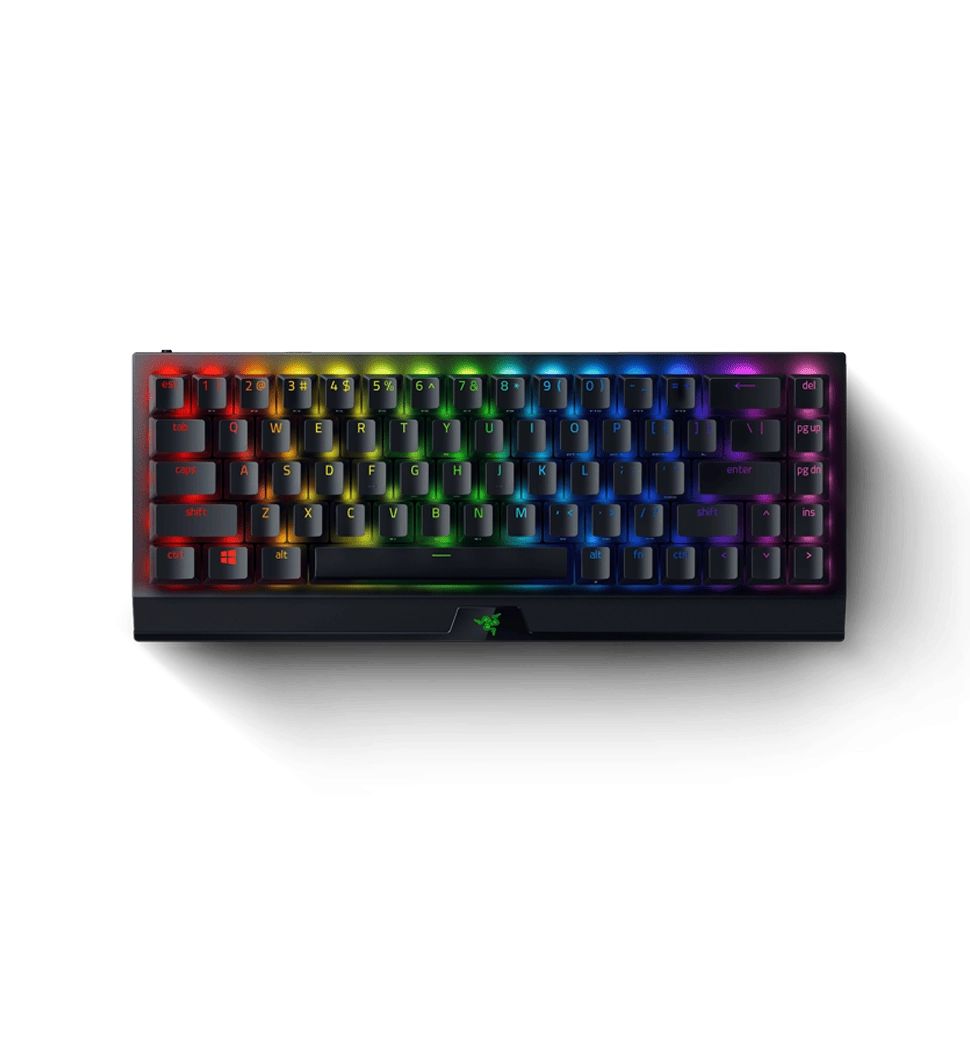Клавиатура механическая RAZER BlackWidow V3 Mini Hyperspeed, Yellow Switch RU (RZ03-03890700-R3R1)