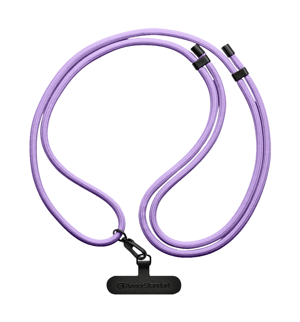 Ремінець ArmorStandart Rope Black Lavander with Dark holder (ARM67197)