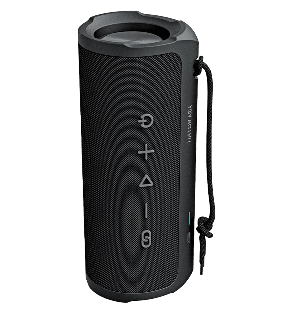 Колонка портативна Bluetooth HATOR Aria Wireless (HTA-201) Phantom Black