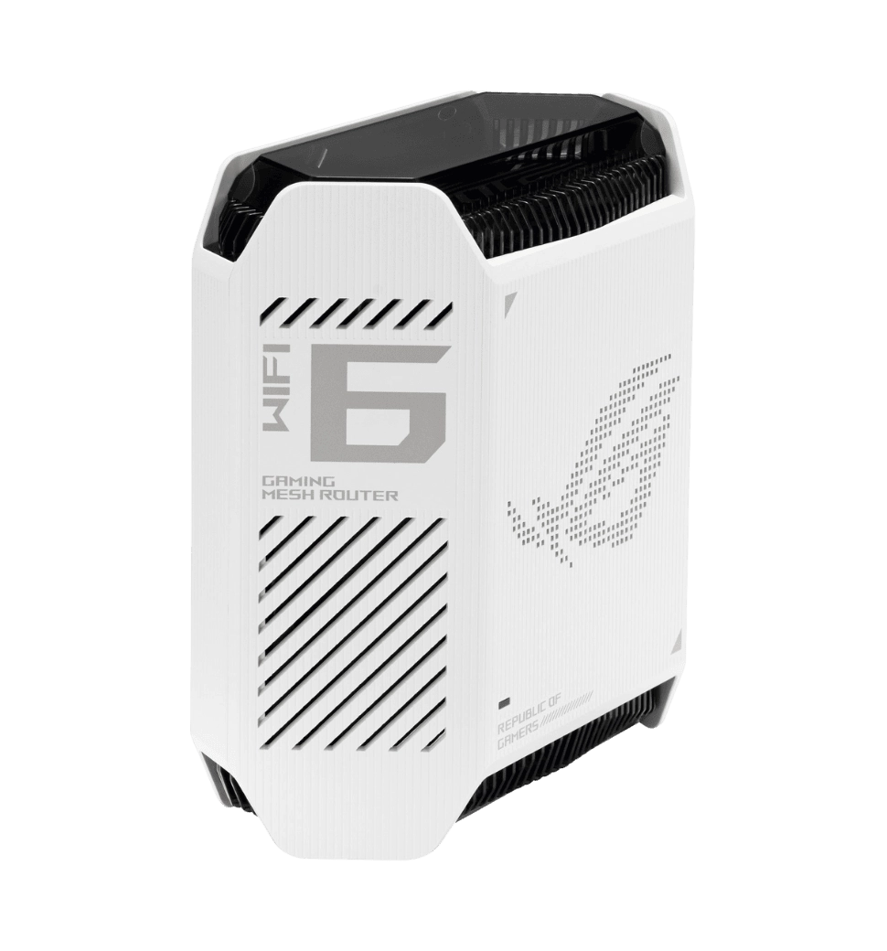 Система WiFi-Mesh ASUS ROG Rapture GT6 AX10000, 3xGE LAN, 1x2.5GE WAN, 1xUSB 3.2, 1мод, белый