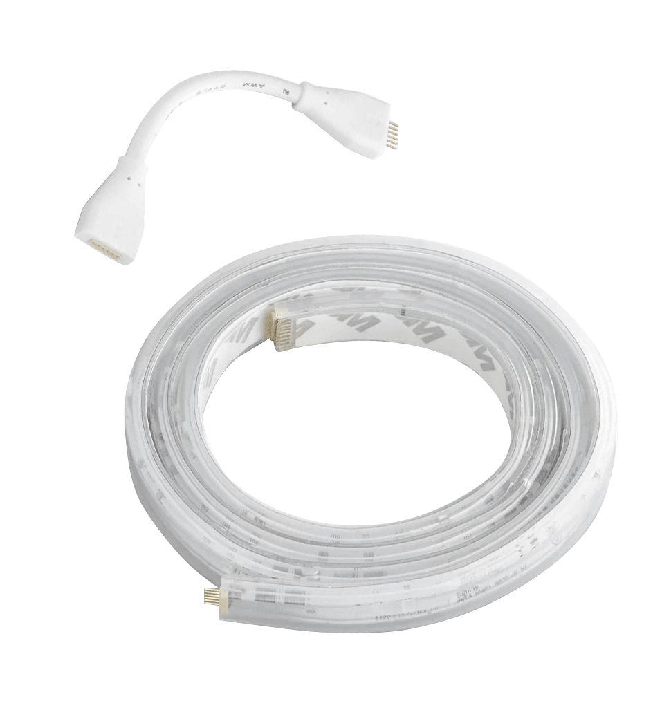 Умная светодиодная лента Philips Hue Plus, 0.5W(20Вт), 2000K-6500K, RGB, ZigBee, димування, подовжувач, 1м (929002269201)