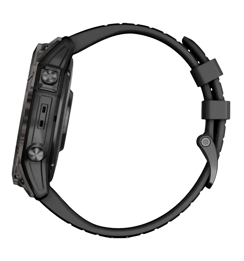 Смарт-годинник Garmin Epix Pro Gen 2 Sapphire 47mm Carbon G. DLC Tit. with Black Band (010-02803-10/11/54) UA
