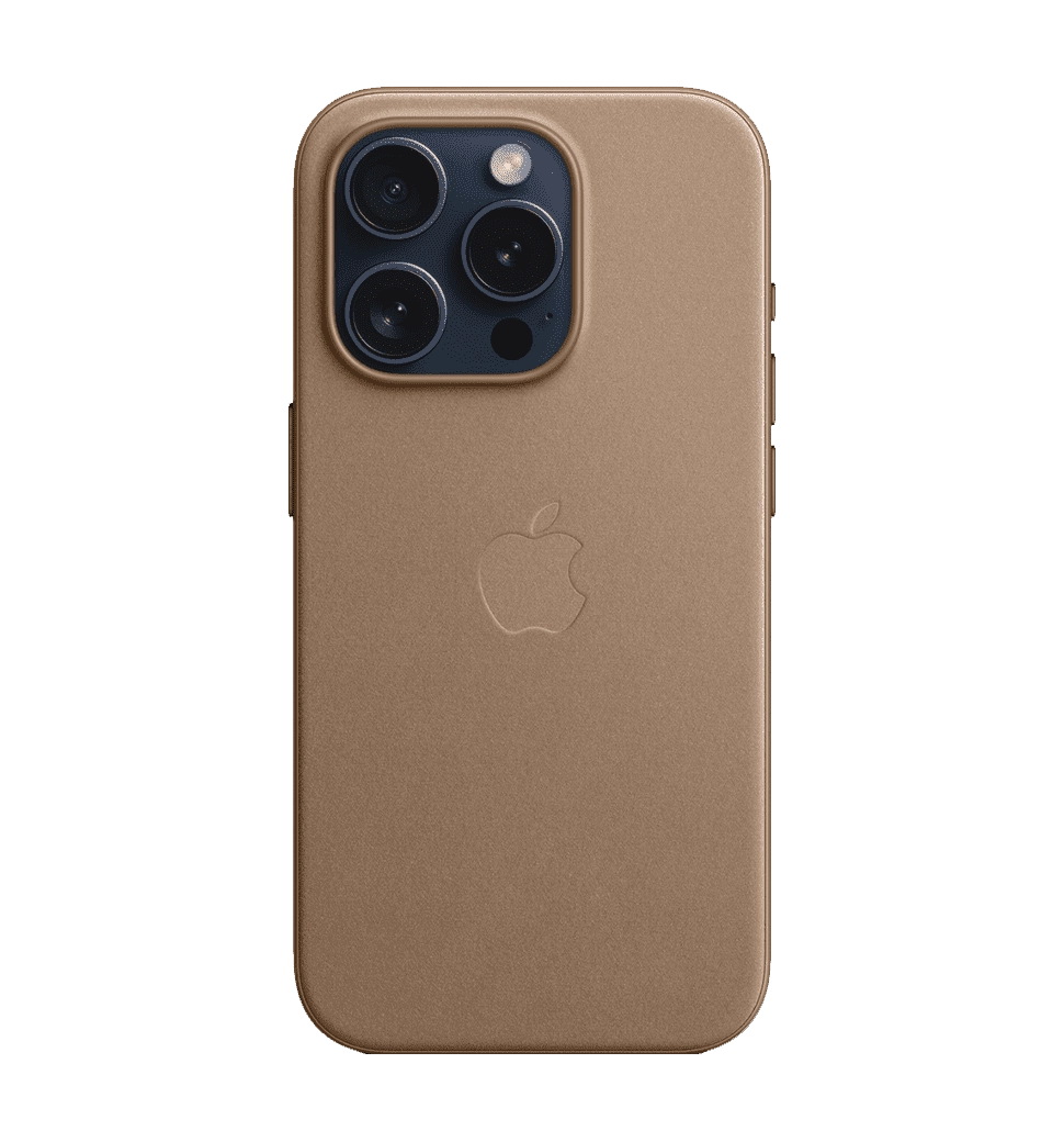 ᐉ Чехол iPhone 15 Pro FineWoven Case with MagSafe - Taupe (MT4J3
