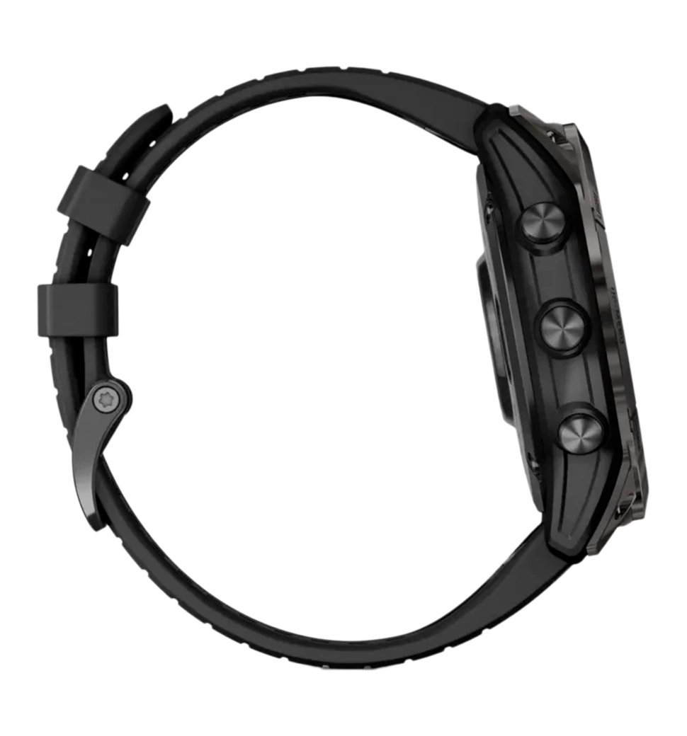 Смарт-годинник Garmin Epix Pro Gen 2 Sapphire 47mm Carbon G. DLC Tit. with Black Band (010-02803-10/11/54) UA