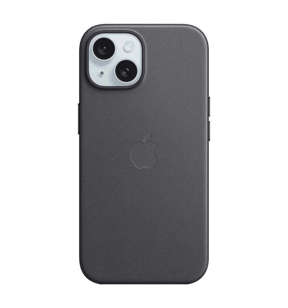 Чехол iPhone 15 Plus FineWoven Case with MagSafe - Black (MT423)